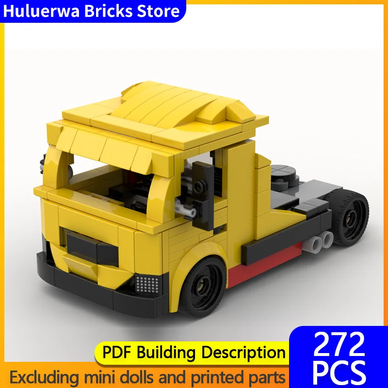 

Speed Hypercar Model MOC Building Bricks Transport Truck Modular Technology Gifts Holiday Assemble Children Toys Suit