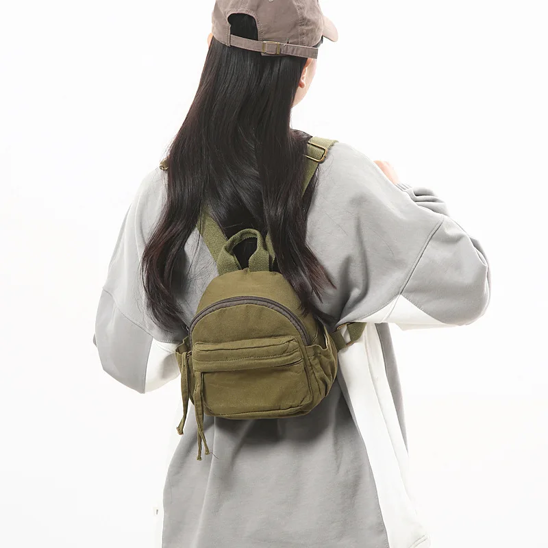 

Mini Women's Backpack Small Female Bagpack Fashion Cute Bookbag Canvas Backpacks for Teenagers Girls Corduroy Rucksack Mochila