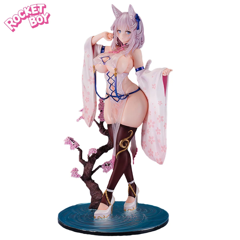 

Original Rocket Boy Creators Collection Wet Cheongsam Sexy Girl 29cm Anime Figures Toy Collectible Model Boys Gift Decoration