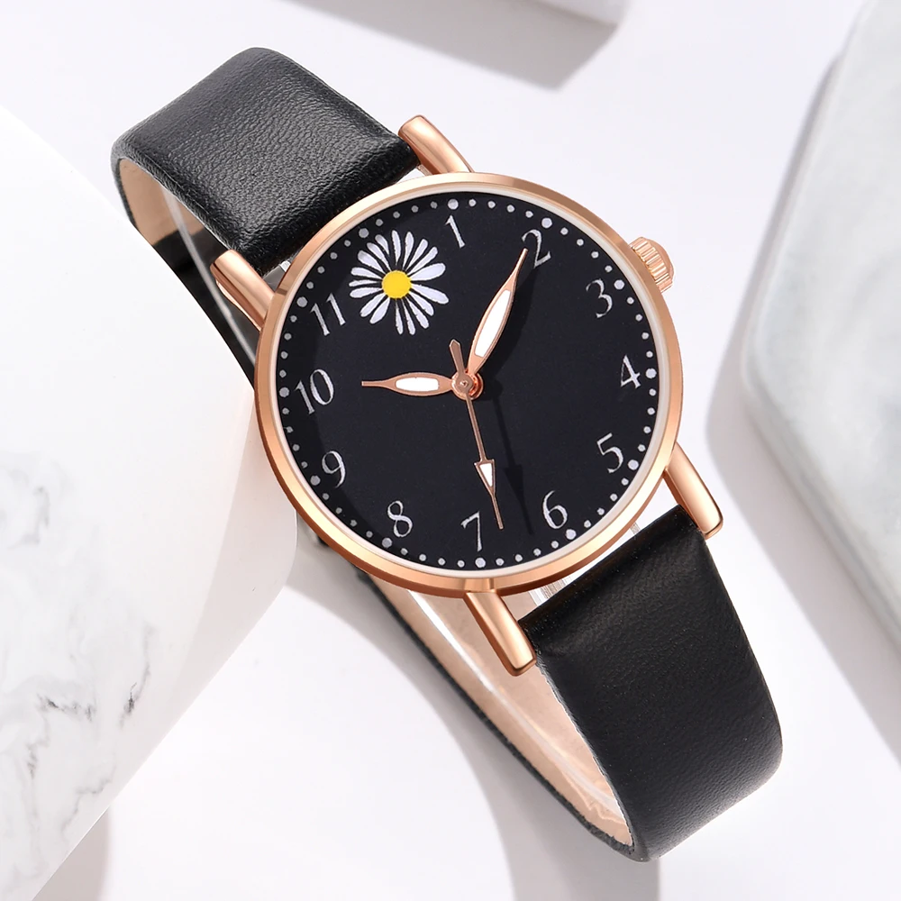 1Pcs Black Fashionable Minimalist Watch Luxurious Couple Steel Strip Casual Quartz Watch Is The Perfect Gift For Her