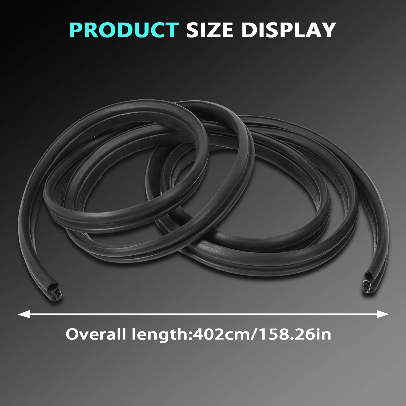 Rear Trunk Weather Stripping Fit for Civic 1996-2000,Rear Trunk Seal Weatherstrip 74865-S04-003