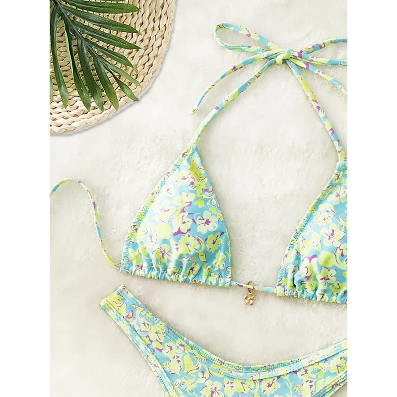 กระเป๋าถือพิมพ์ลายหลากสี รุ่นใหม่ ปี 2025 สายสะพายไหล่บางเบา แฟชั่นบิกินี่ เครื่องประดับเซ็กซี่ บิกินี่สุดฮอต