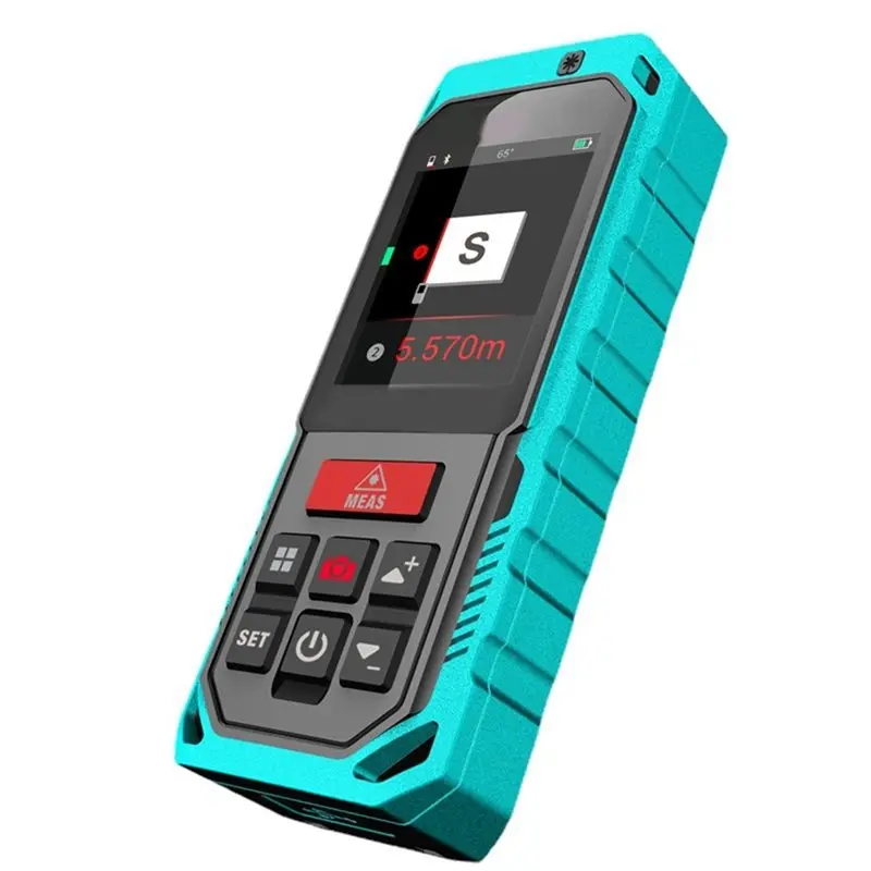 A02F-For Any Two Point Measure Tool Camera Laser Distance Meter Professional Outdoor Bluetooth Rangefinder 60M