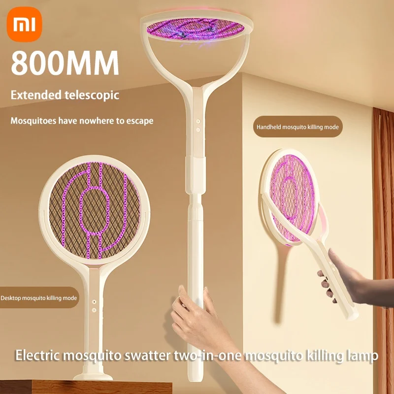 

Телескопическая электрическая лампа от комаров Xiaomi 2-в-1 360 ° Автоматическое УФ-привлекательное USB-аккумуляторное устройство для домашнего кемпинга на открытом воздухе