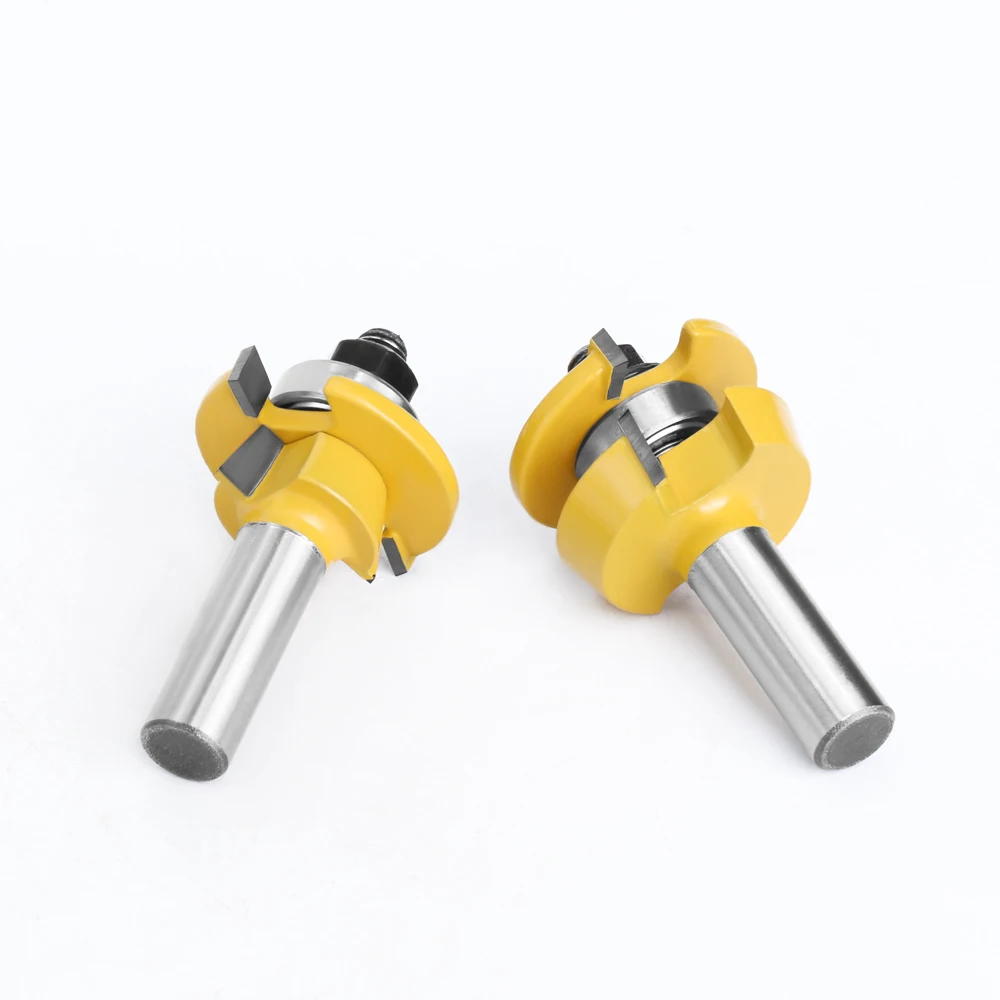 Imagem -05 - Lavie-carbide Shaker Rail e Stile Router Bits Grupo Haste Faca de Porta Tenon Cutter Tools para Madeira 12 mm Pol 03055 Pcs