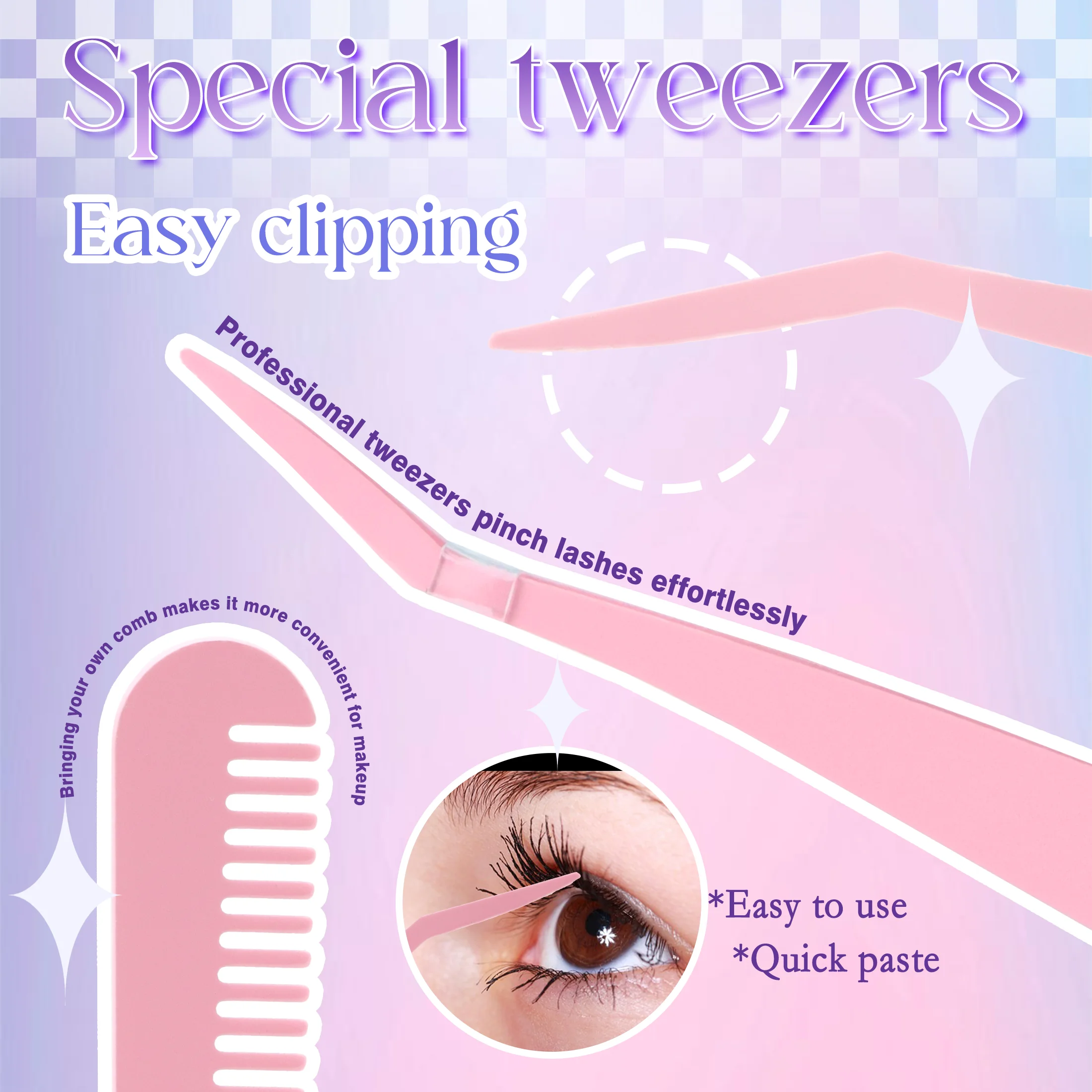 箱入りつけまつげセット、2種類のスタイル、9～16mm、合計280束、2in1つけまつげ用接着剤とピンセット付き。