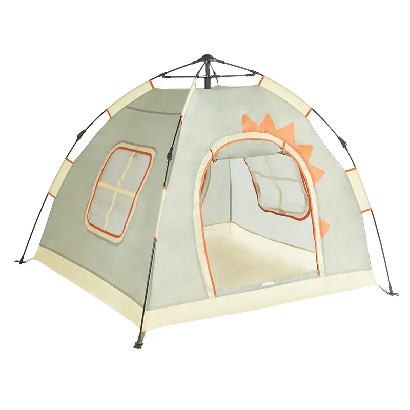 

Children's folding tent indoor and outdoor dual use seconds free installation of portable travel park camping tent