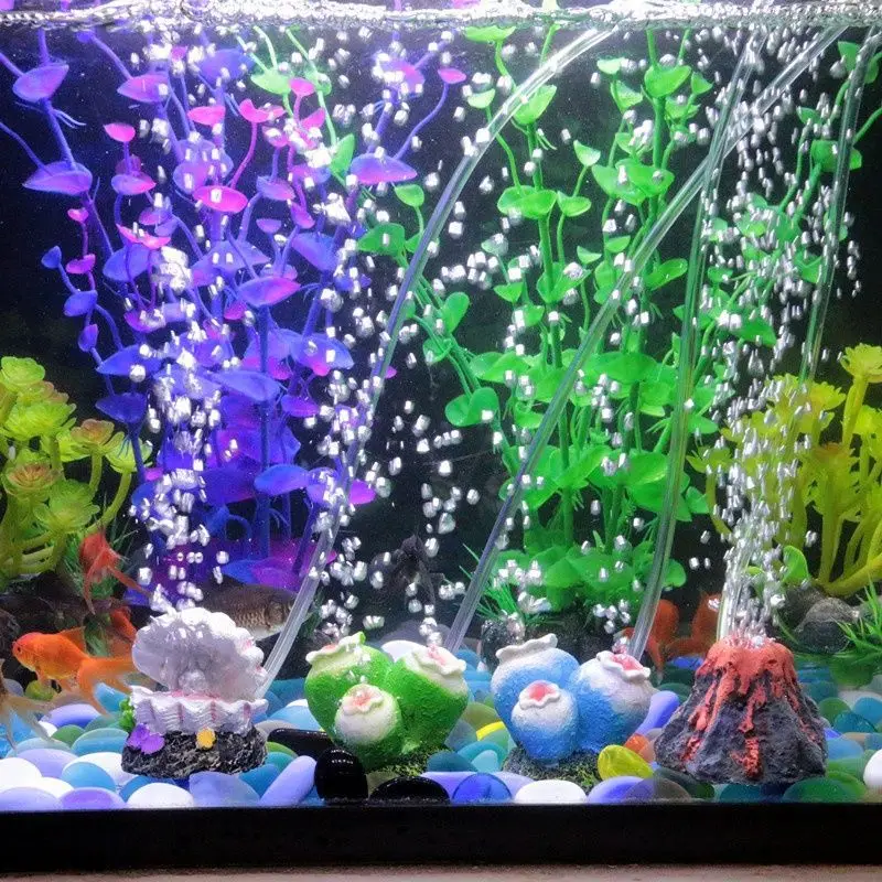 Volcano Aquarium Accessories, Rockery Ornaments, Aeration Pump, Bubble Stone, Fish Tanks, Landscaping Simulation