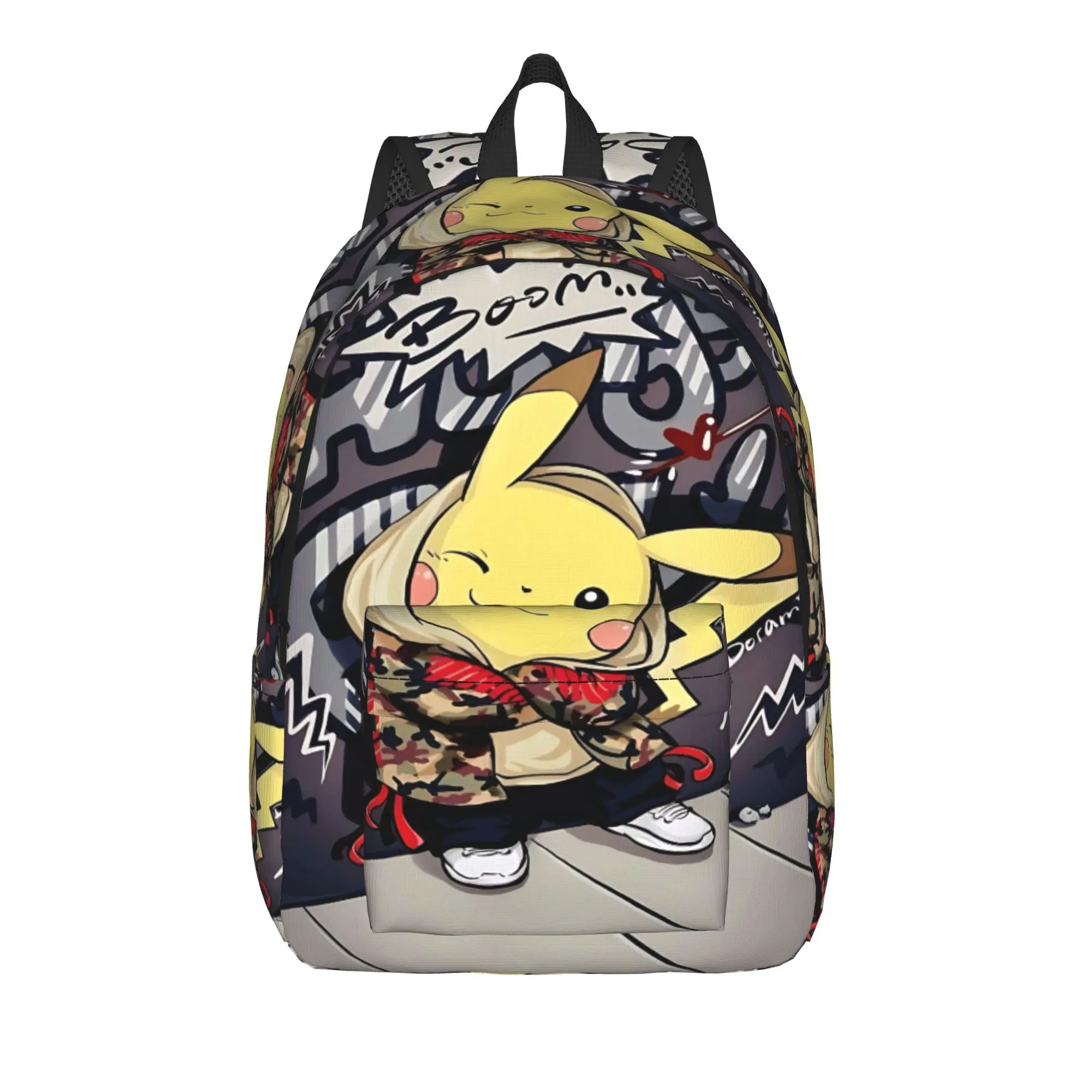 Fashion Pokemon Pikachu Backpack  Mochilas Vintage High School Large Capacity Rucksack