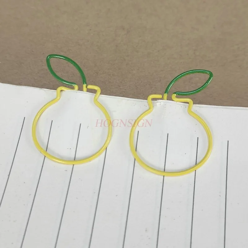 

5 шт., металлическая скрепка для хранения растений, мультяшная скрепка для бумаг, скрепка для бумаг