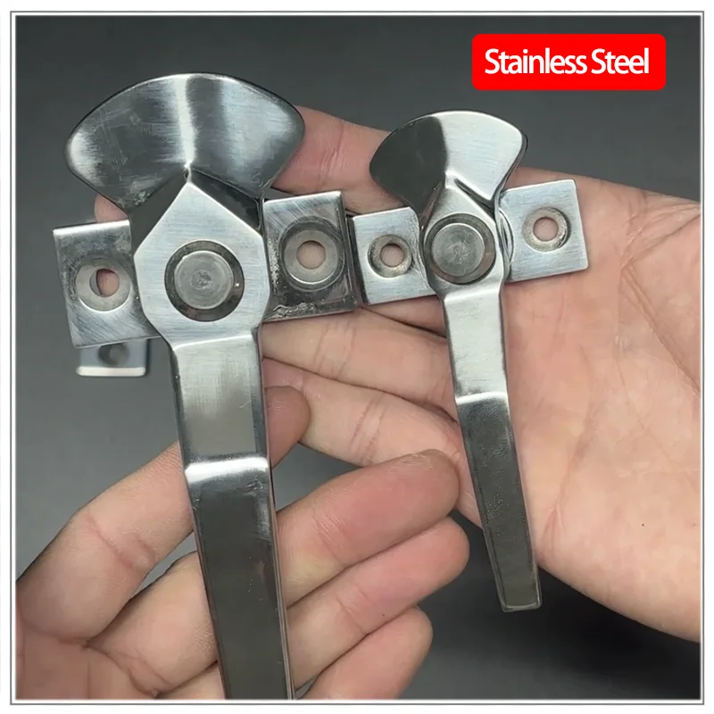 

Precision Cast Stainless Steel Door Handle Anti-precision Sealing Buckle for Food Steamer Cabinet Mechanical Equipment