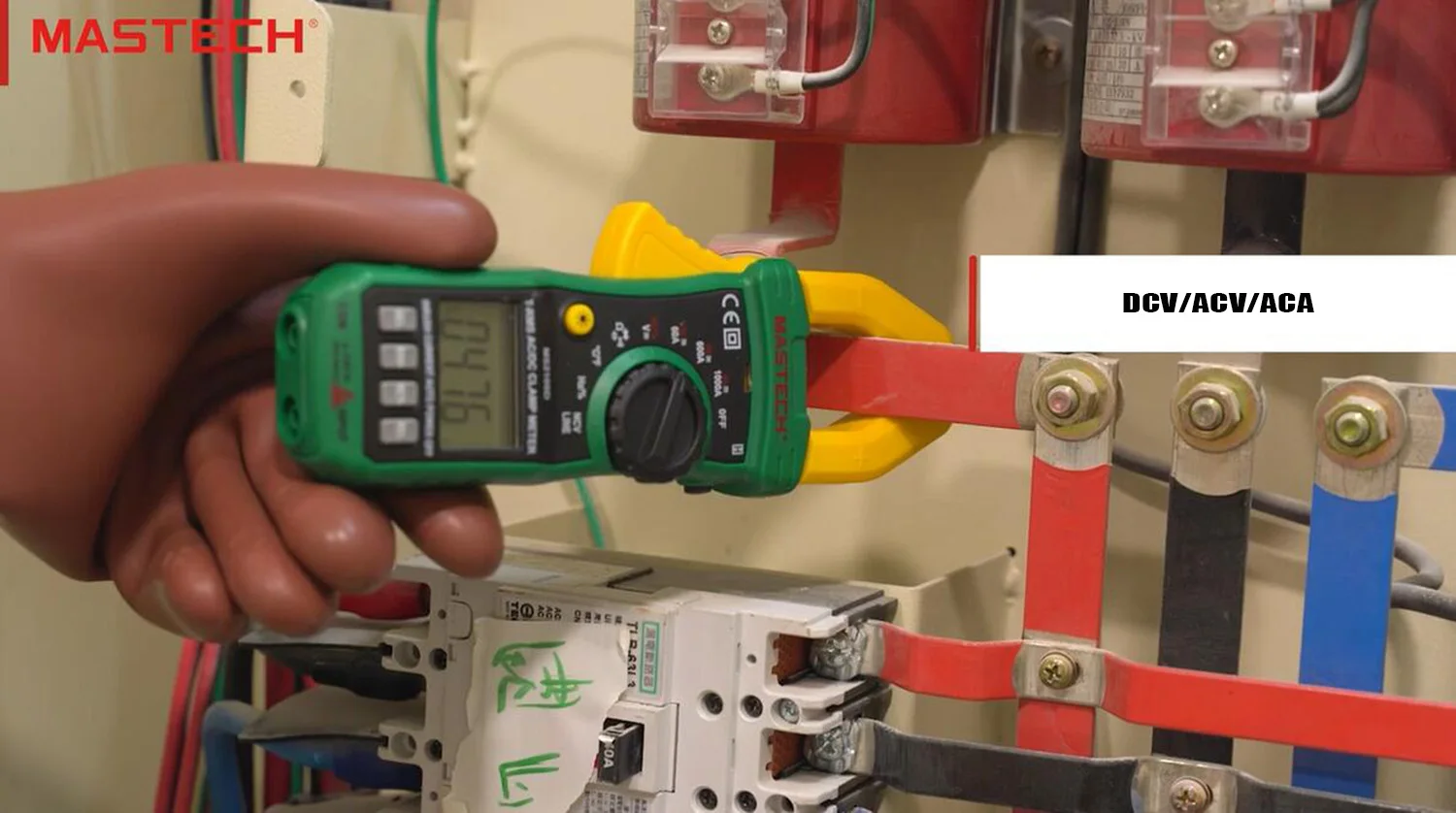 Imagem -04 - Mastech-digital Clamp Meter Multímetro dc e ac Corrente Amperímetro Tester Tensão hz Capacitância Ncv Teste de Ohm Ms2109b Ms2109c Ms2109d