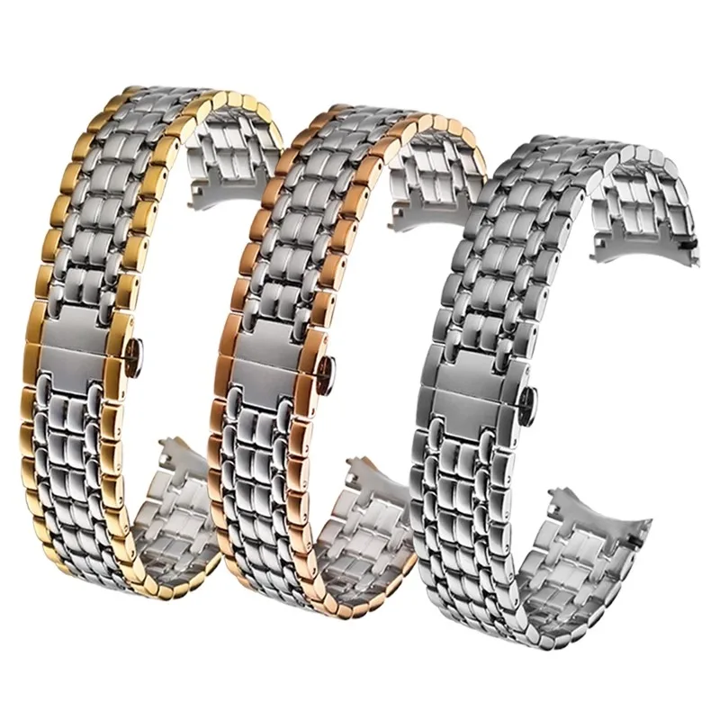 For Longines Presence L4.921.4 L4.805.4 922 905 Series Solid Stainless Steel Watchband 18mm 20mm Women Watch Strap Bracelet