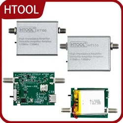 HTOOL Aviation InverterHT100/HT110Aviation Low Frequency Converter Supports High Resistance Conversion Inverter USB-C Port Radio
