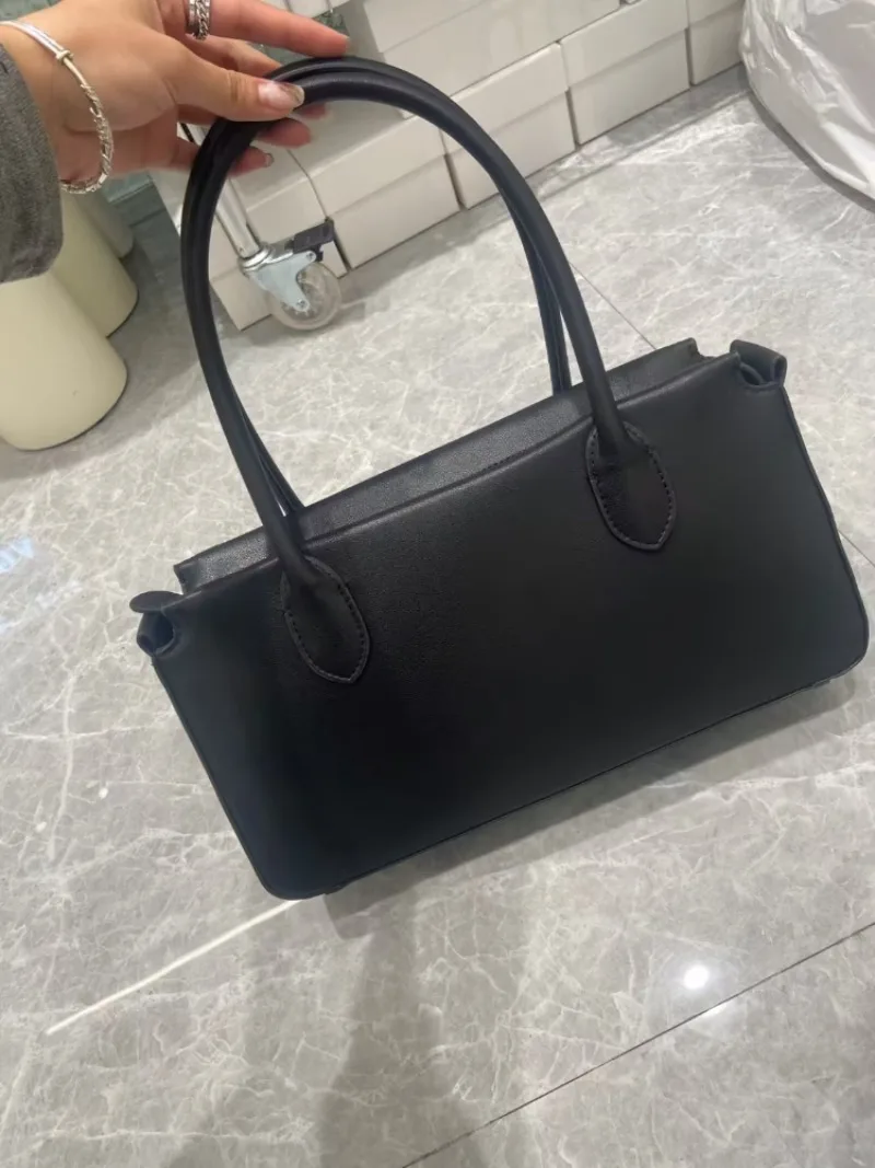 Casual All-match Dermis Exquisite Wristlets Simple Leather Texture Large Capacity Fashion Women Totes Commuter Shop Handbags