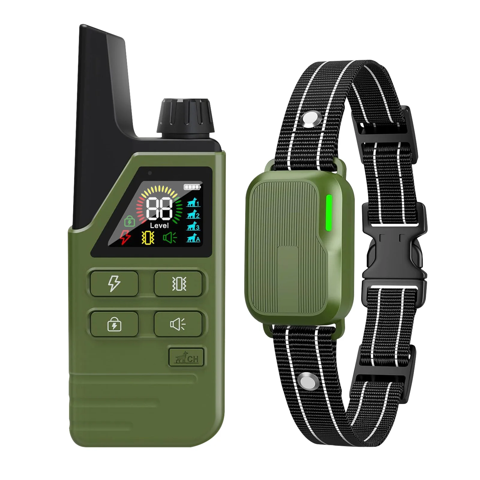

Rechargeable Anti Bark Collar a Smart, Waterproof Dog Training Device Vibrating and Beep Alerts, and Adjustable Sensitivity
