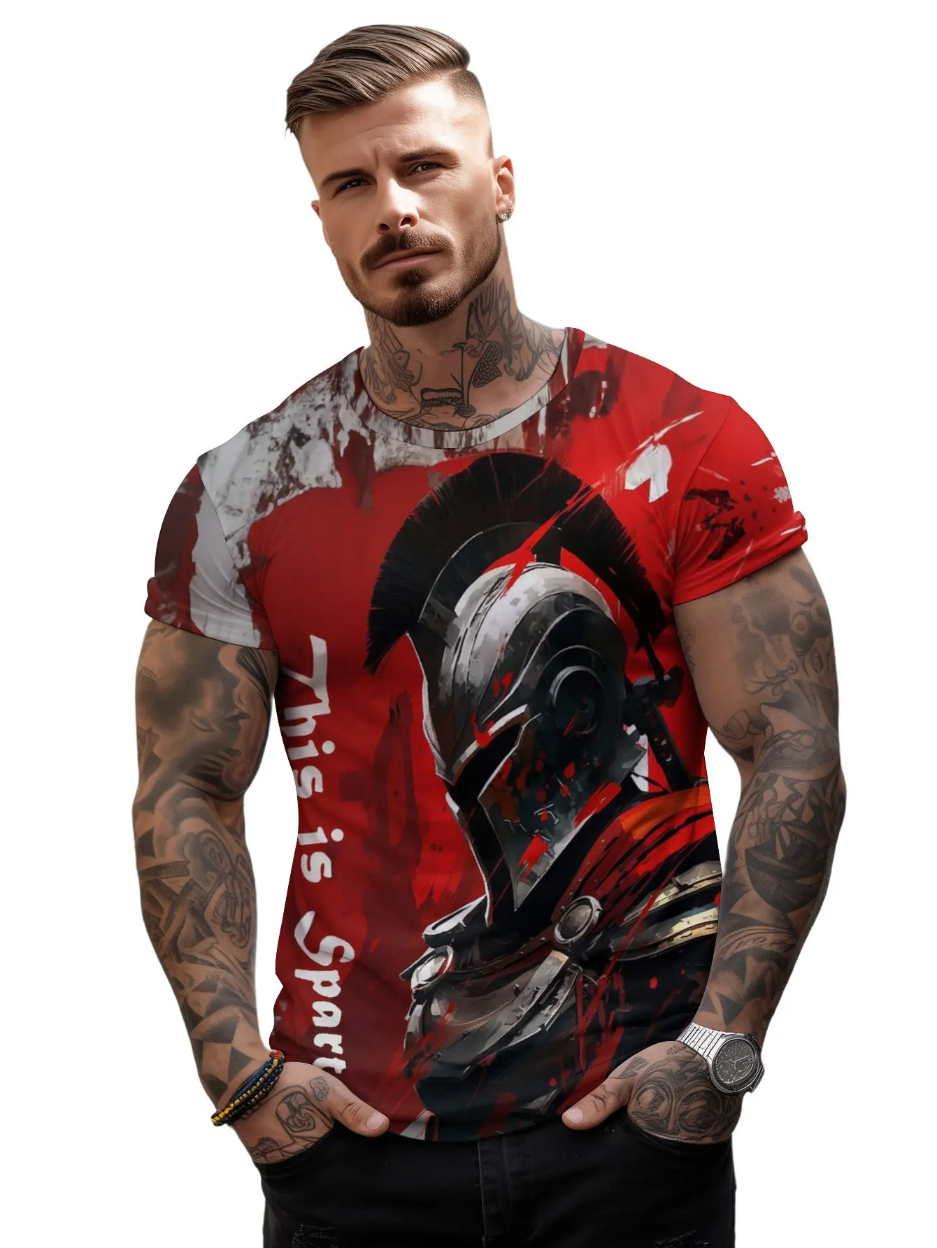 

2024 new in tops & tees 3D printed men's short sleeve T-shirt mens clothing graphic t shirts