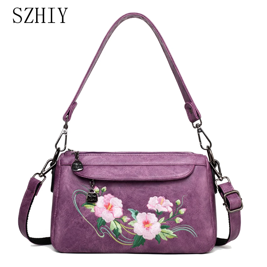 

High quality embroidered handbag women shoulder bag luxurious designer classic 2 main travel small bag New gift under arm Pocket