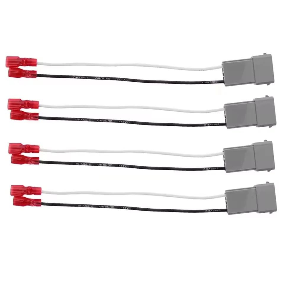 4Pcs Car Speaker Connector Harness Adapter Modification Speaker Wiring Cable Adapter for Toyota Scion 1987-2013 Car Accessories