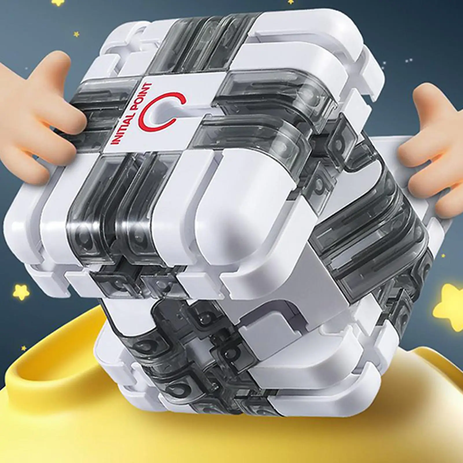 ลูกบาศก์เขาวงกต ของเล่นเสริมพัฒนาการ ปริศนาฝึกสมอง ลูกบาศก์เขาวงกต 3 มิติ สำหรับวัยรุ่น ครอบครัว คริสต์มาส เด็กเล็ก เด็กหญิง เด็กชาย