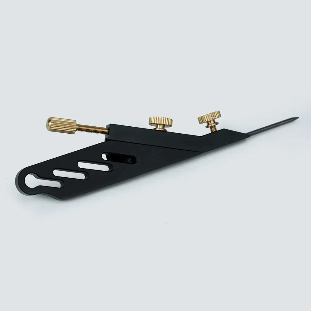 

Classical Acoustic Guitar Grip String Cutting Tool Kit - Marking and Measuring String Height and Instrument Repair Saddle Slot L