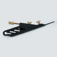 Kit de herramientas de corte de cuerdas con agarre de guitarra acústica clásica, marcado y medición de altura de cuerdas y reparación de instrumentos, ranura para sillín L