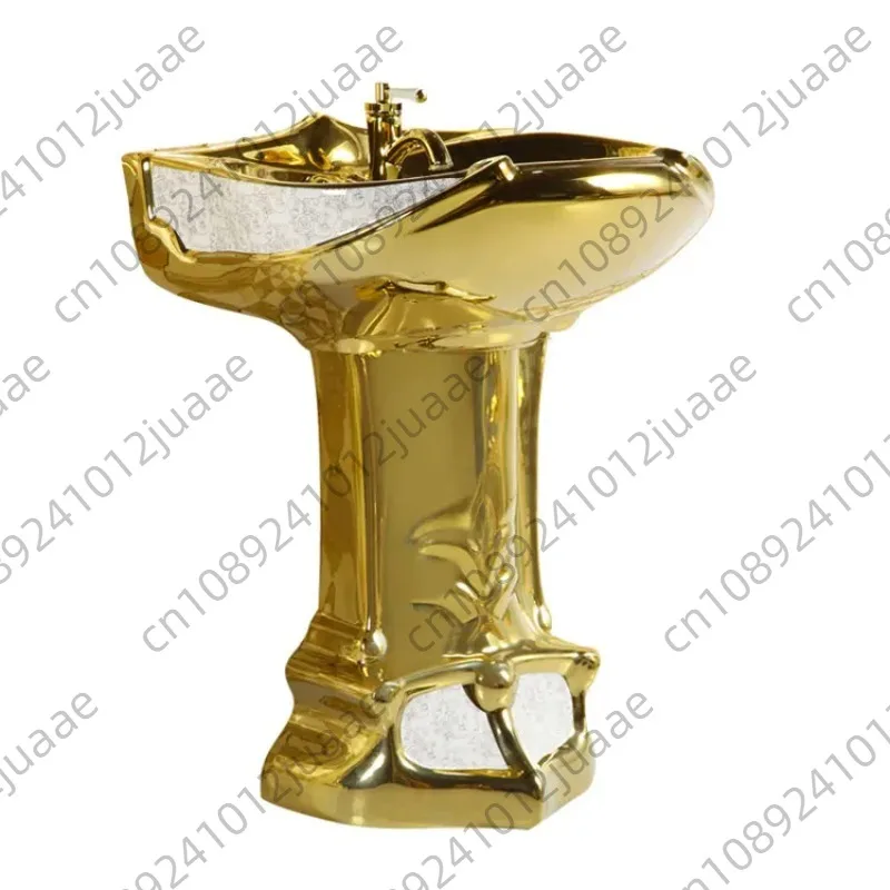 vintage ceramic washdown two piece toilet bowl color bathroom sink gold toilet seat golden toilet set