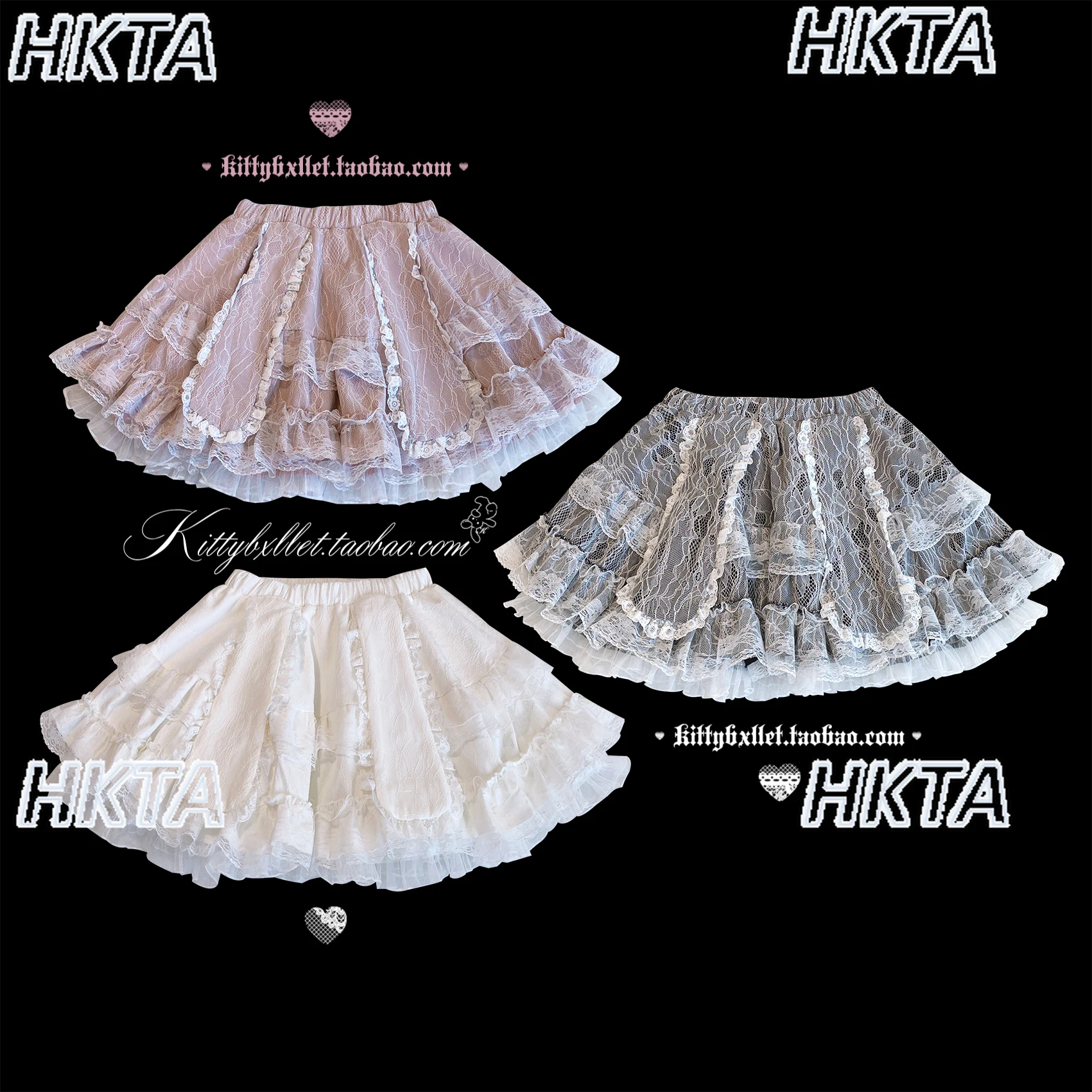 

Оригинальная японская стильная милая двухслойная кружевная пышная юбка с большим подолом, летняя новая тонкая кружевная юбка с высокой талией и милым бантом Лолита