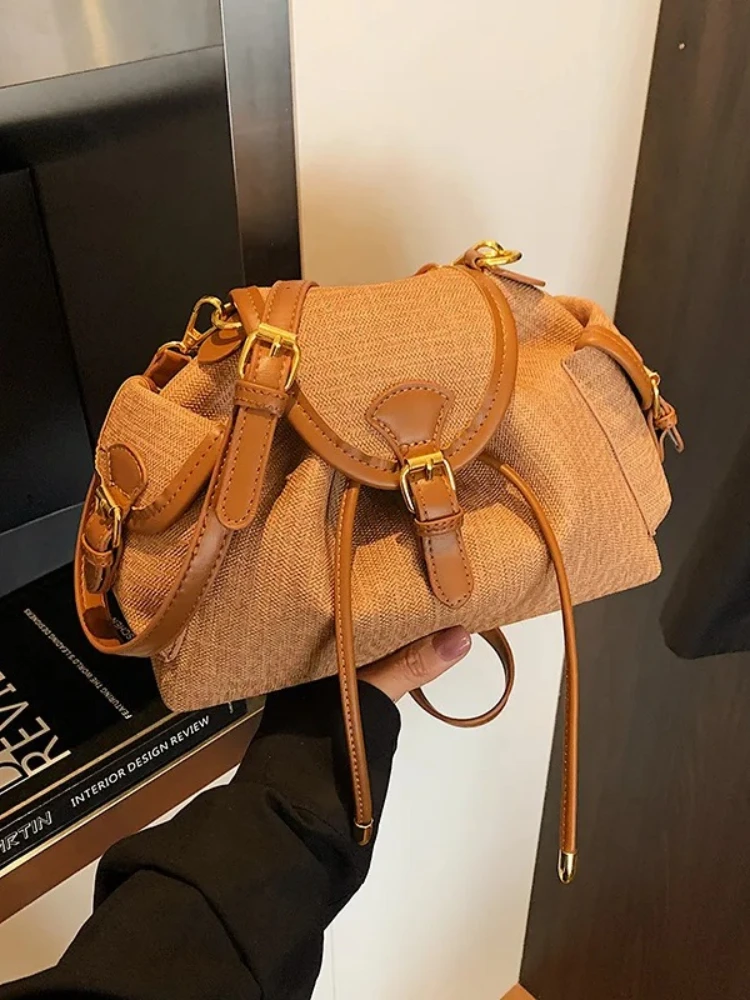 

2025 Autumn Winter Niche Shoulder Bag, Luxe Crossbody Purse for Women, Designer Day-to-Night Tote, Minimalist Sling Bag