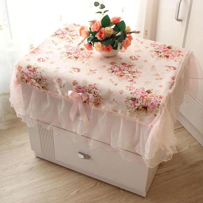 Romantic Bedside Table Cover High Quality Small Fresh Bedside Table Cover Multi Purpose Tablecloths Lace Modern Style Tablecloth