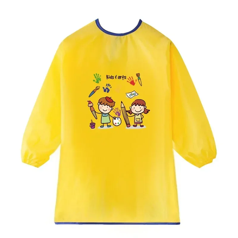 Baby Boys Girls Feeding Bibs Long Sleeve Apron Waterproof Cloths for Kids School Painting Drawing Children DIY Art Scraft Smock