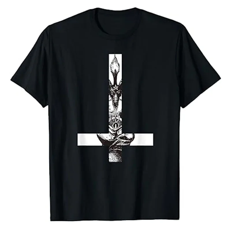 Baphomet Is Mijn Geest Dier Satan Zwart Cult Shirt T-Shirt Satanische Kleding T-Shirt Geweldige Artcile Kleding Aanbidders, Atheïst Top