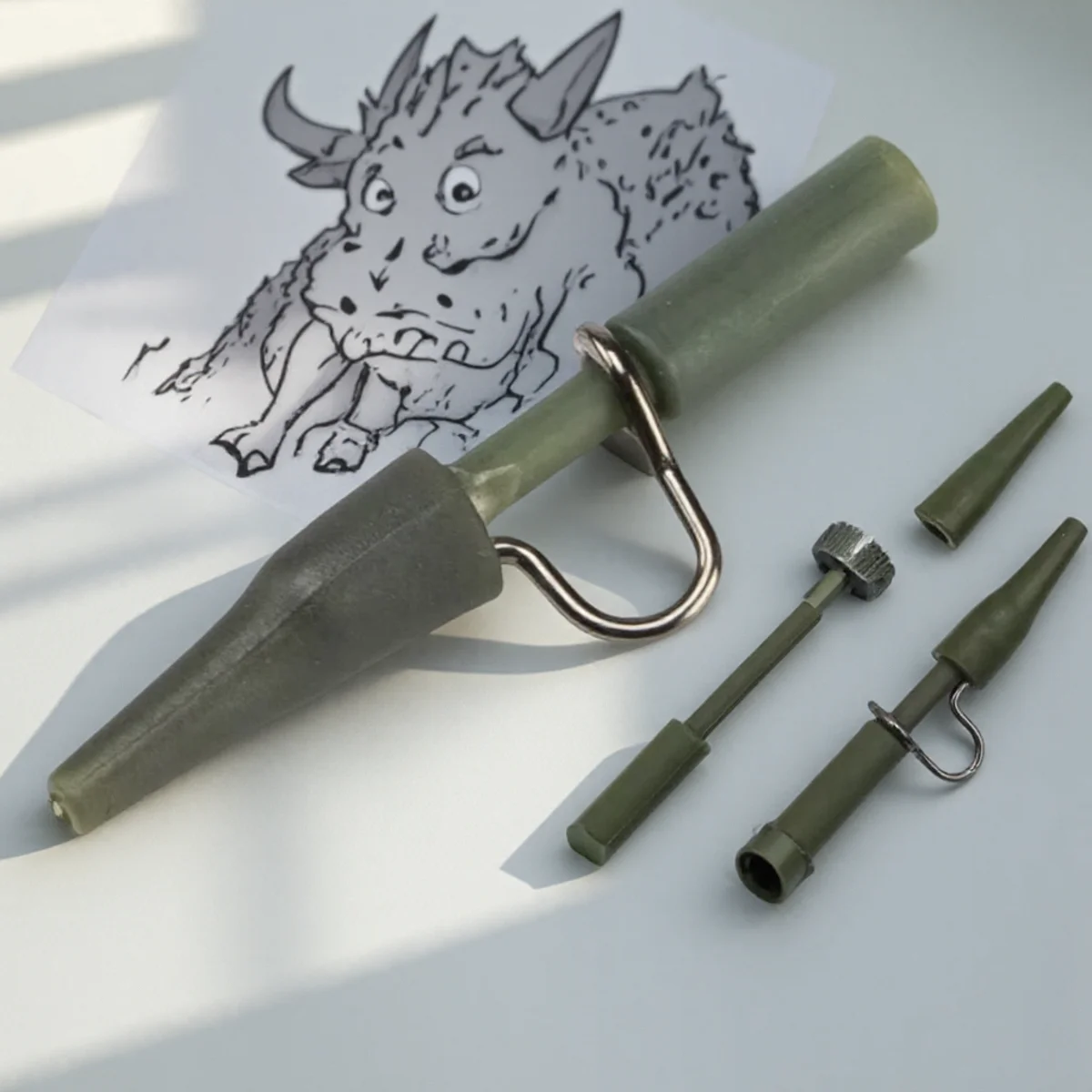 الثقيلة 10/50P مقاطع الرصاص السلامة الذيل الأكمام التغيير السريع الكارب الصيد محطة معالجة عدة