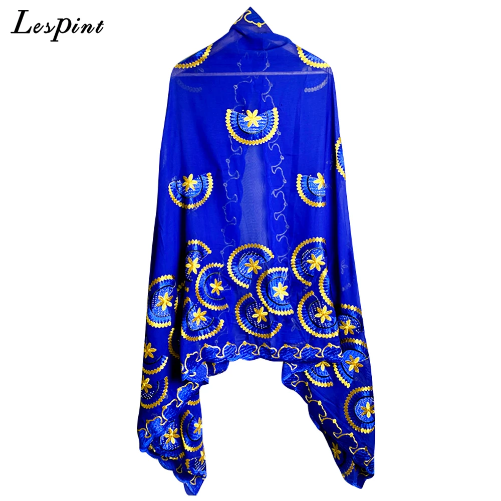 African Scarf Hijabs For Women Muslim Ramadan Pray Scarves Shawl Cotton Embroider Set Augar Wraps Dubai Islam India Lady Cappa