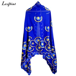 Sciarpa africana hijab per donna musulmano Ramadan prega sciarpe scialle cotone ricamare Set Augar avvolge Dubai Islam India Lady Cappa