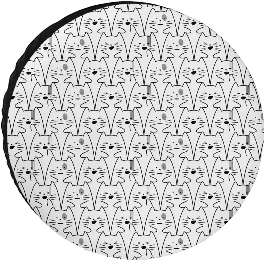 

Bonita cubierta neumático repuesto para Gato, resistente a la intemperie, a prueba polvo, cubiertas universales, acceso