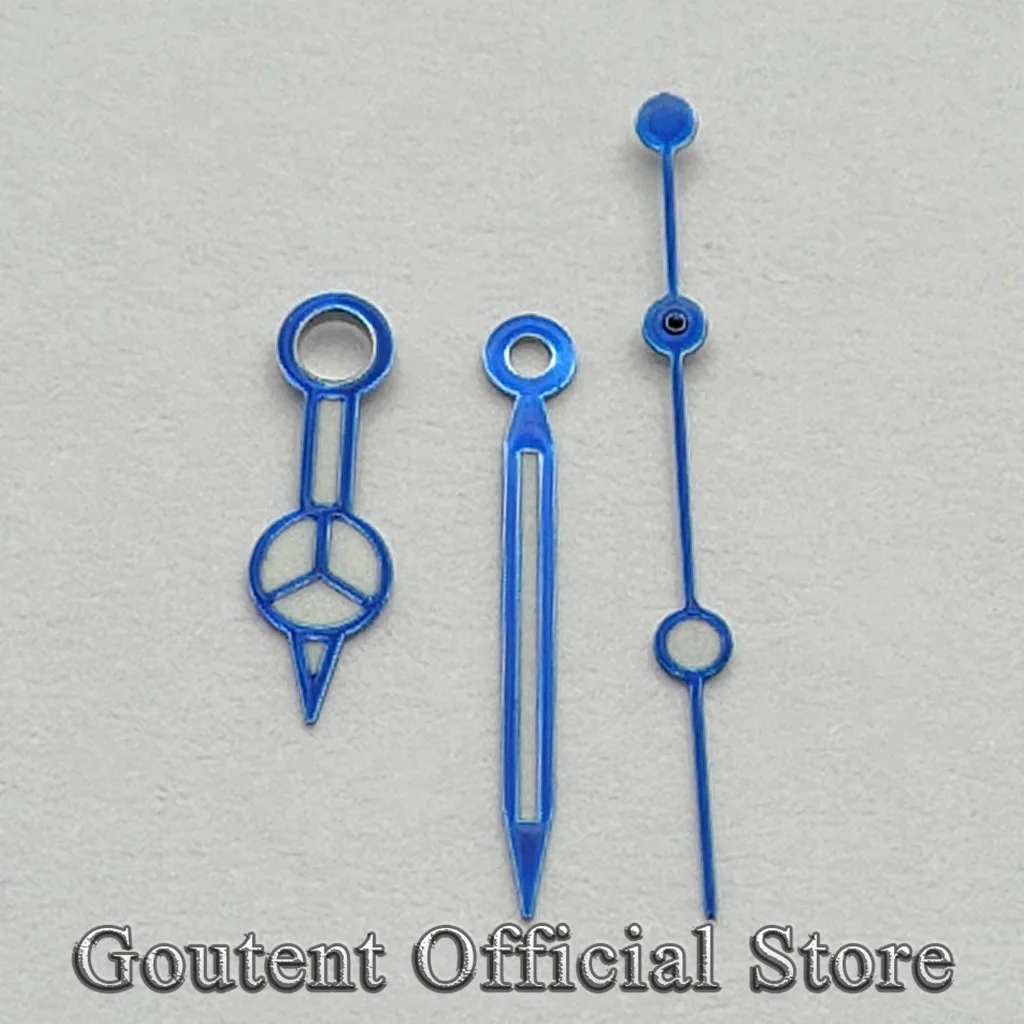 Goutent blue dial with green fluorescence suitable for NH35 and NH36 movements