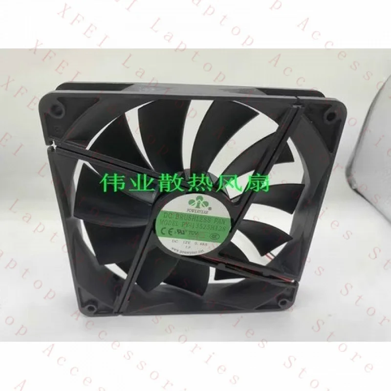 

F FOR POWERYEAR PY-13525H12S DC12V 0.48A 135*25MM 2-Wire Cooling Fan