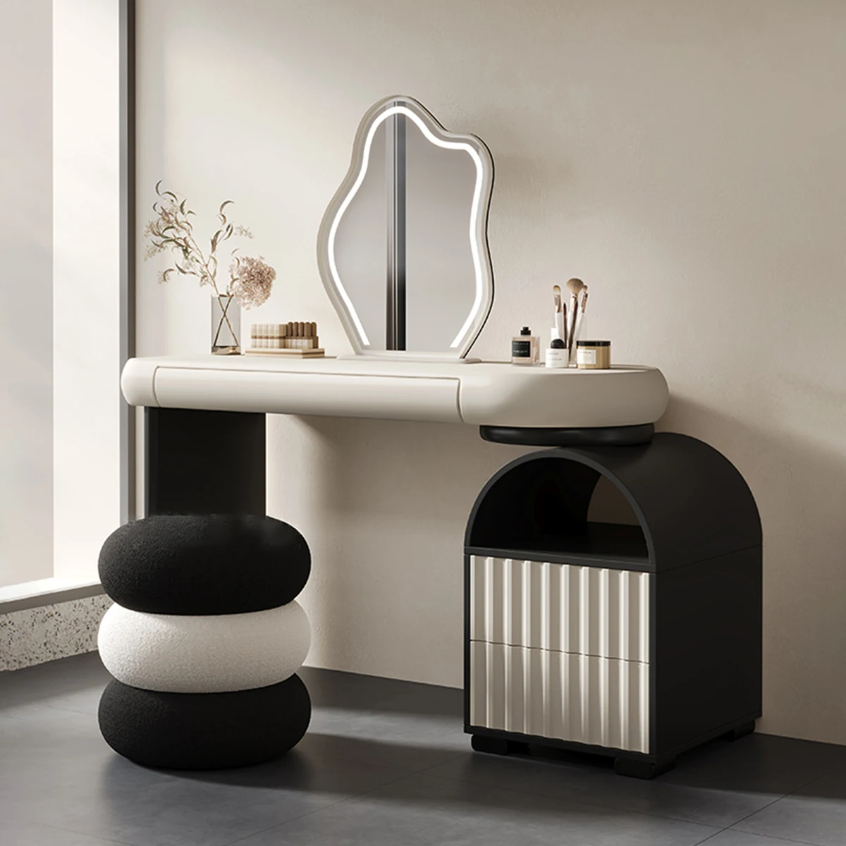 

#For Modern Creative Luxury Dresser Set Upscale Wooden Bedroom with Mirror Popular Girl Dresser