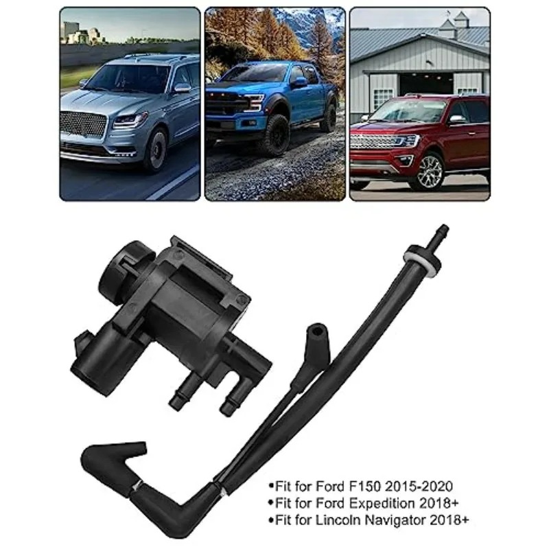 FL3Z3A788B 7L1Z9H465B Check Valve Vacuum Hose 4X4 4WD Vacuum Solenoid for Ford F150 2015-2020 Expedition Lincoln Navigator 2018- - view 5