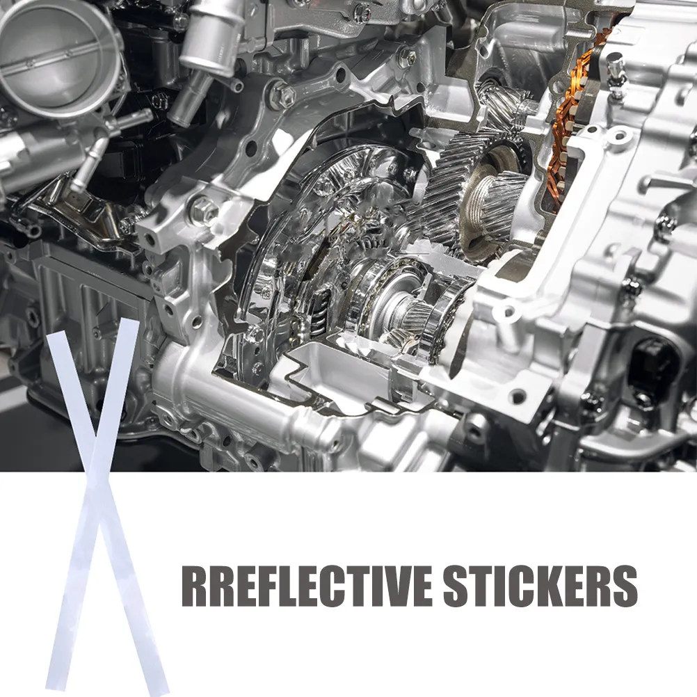 10Pcs Reflective Sticker Strip for Speedometer Distance Meter Motor Tachometer Accessory High-Performance Long-Lasting
