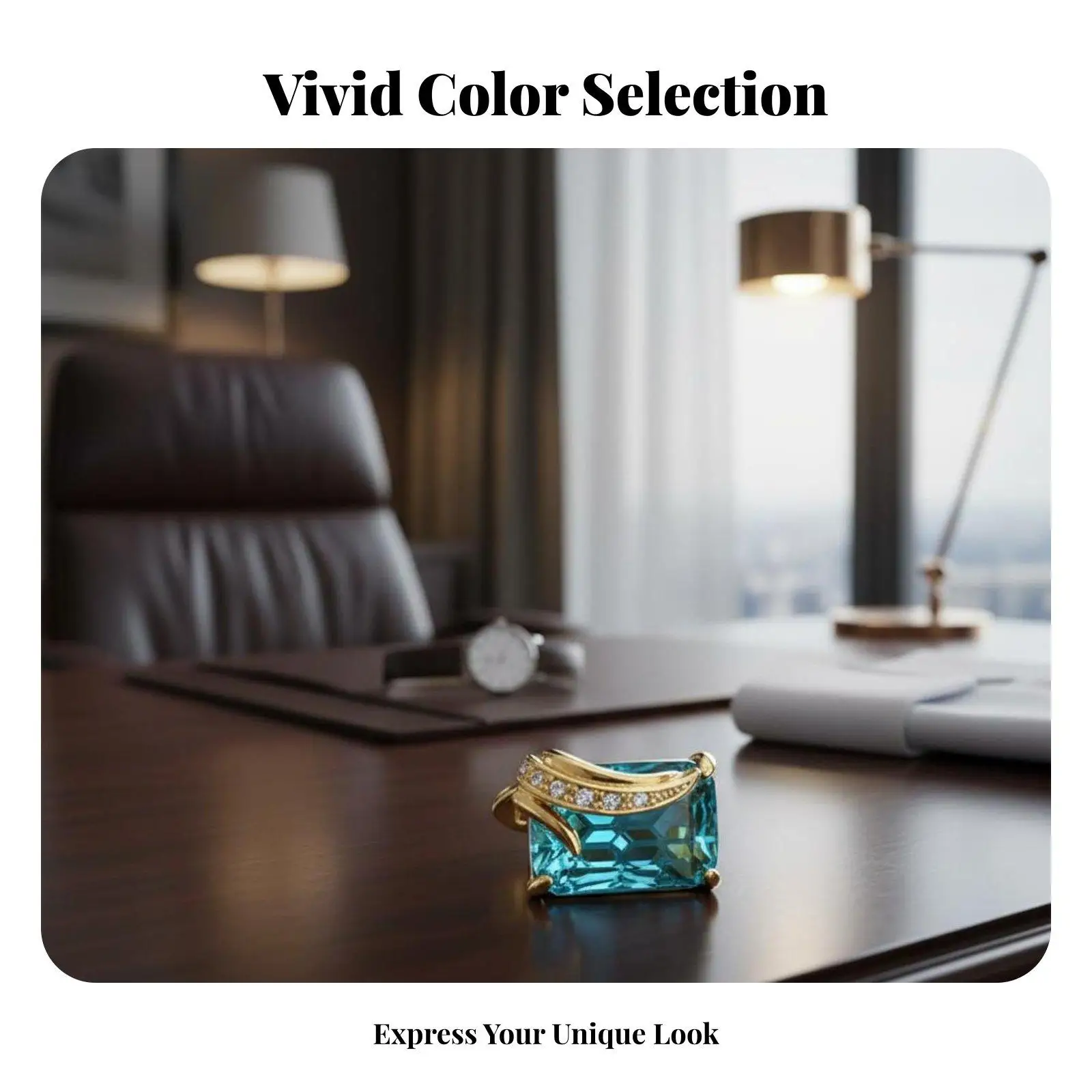 Fashion Crystal Men Cufflinks for Shirt Luxury Zircon Copper Rectangular Style for Dress or Office Wear view 5