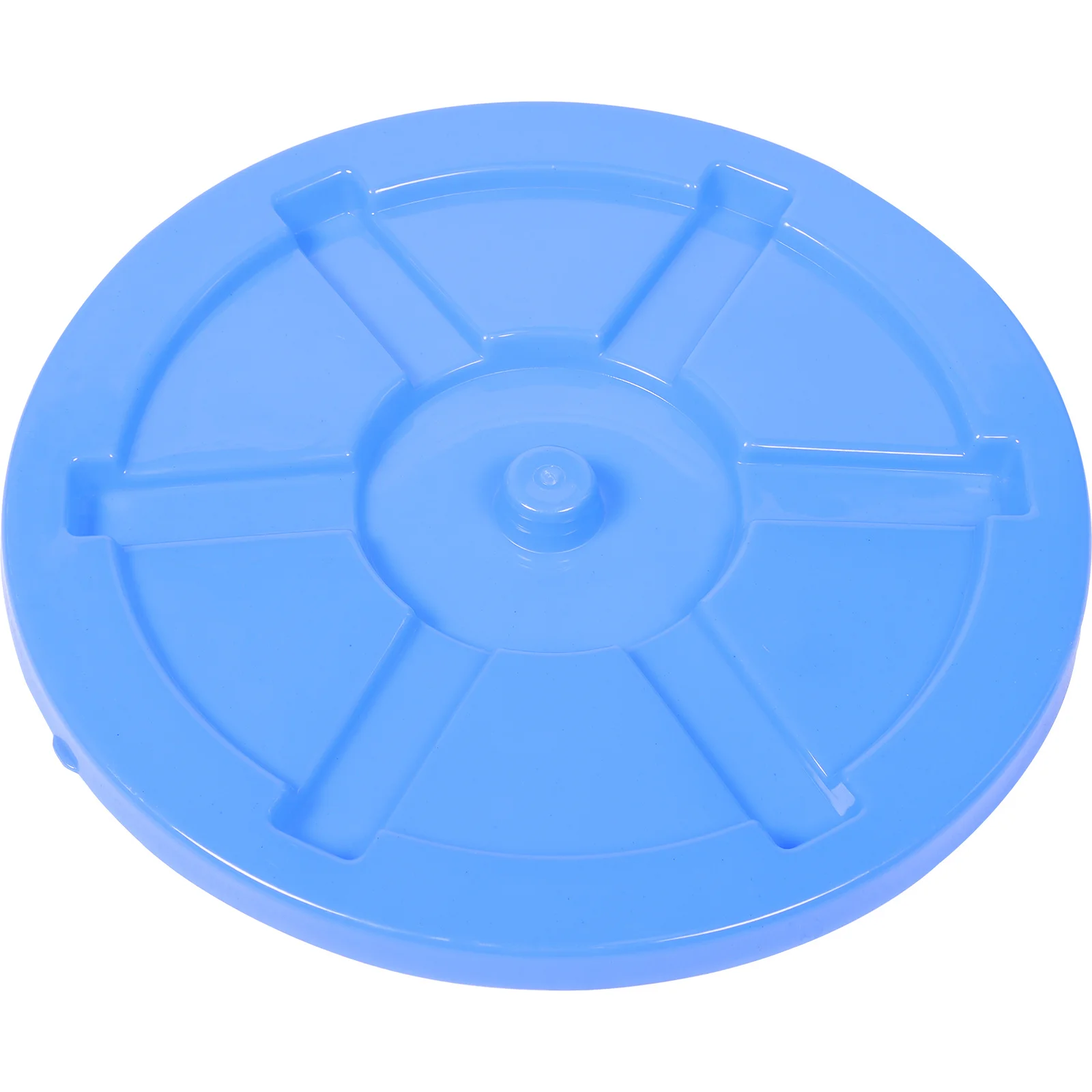 

Large Plastic Trash Can Lid Replacement Heavy Duty Round Waste Bin Cover for Home Office Park Outdoor Garbage Container