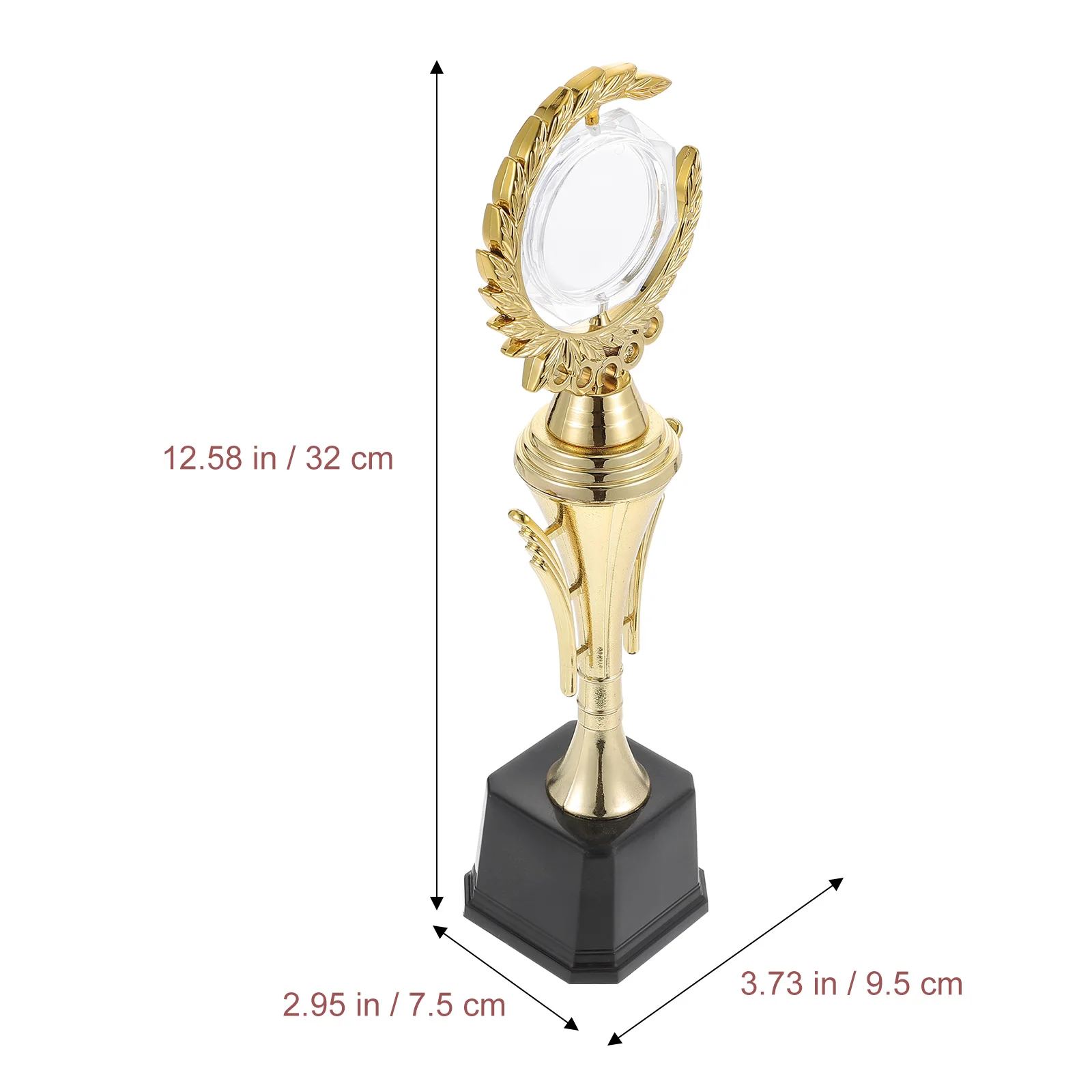 Gold Award Trophy Universal Plastic Trophy for Party Favors Props Winning Prizes Supplies Craft Souvenirs Celebrations Gifts