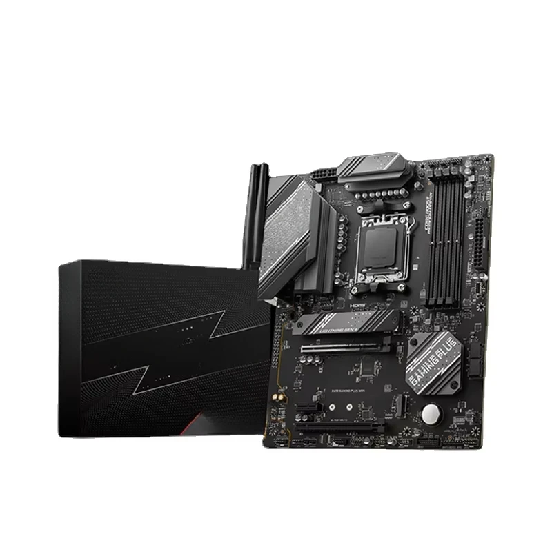 

Новая в упаковке игровая материнская плата PRO b650 GAMING PLUS WIFI CEC поддерживает процесоры серии 7000.