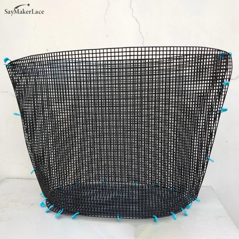 1Set Embroidery Bucket Bag Auxiliary Knitting Sewing Weaving Plastic Mesh Sheet For DIY Accessories Handmade Easy Knit Helper