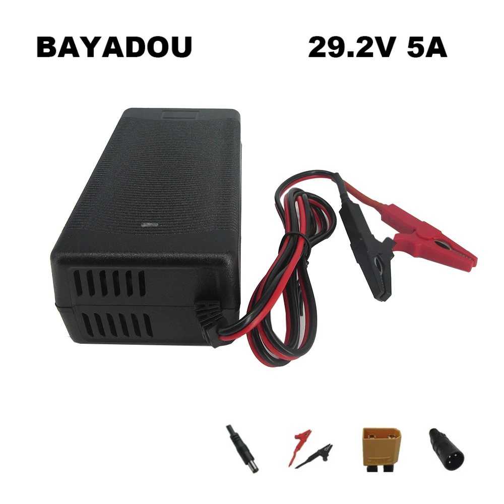 

SJT150E 29.2V 5A 24 Volt 8S Lifepo4 Fast Charger 24V Energy Storage RV Iron Phosphate Energy Storage Battery Charger