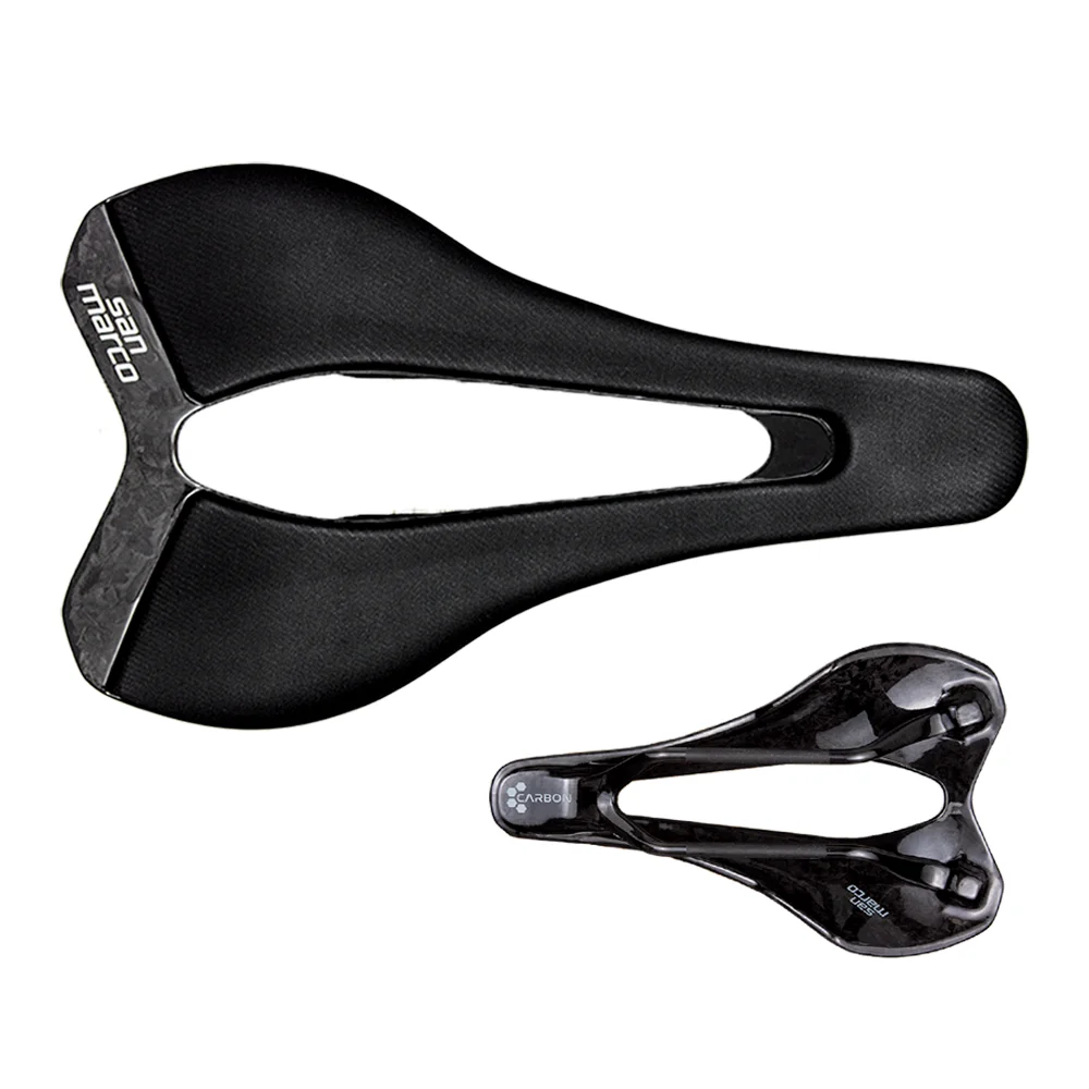 San Marco 3D-Gedruckter Sattel SLR Rennrad MTB Carbon Fahrradsattel 145mm Mikrofaser Fahrradsitze Ultraleicht 172g Fahrradteile