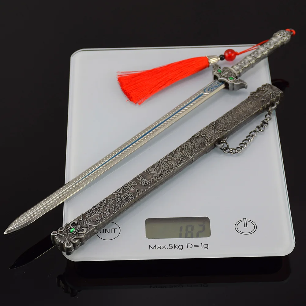 30 センチメートル冷兵器シリーズ雨を聴く剣中国アニメ周辺機器金属モデル剣 Accessorie 装飾品コレクション