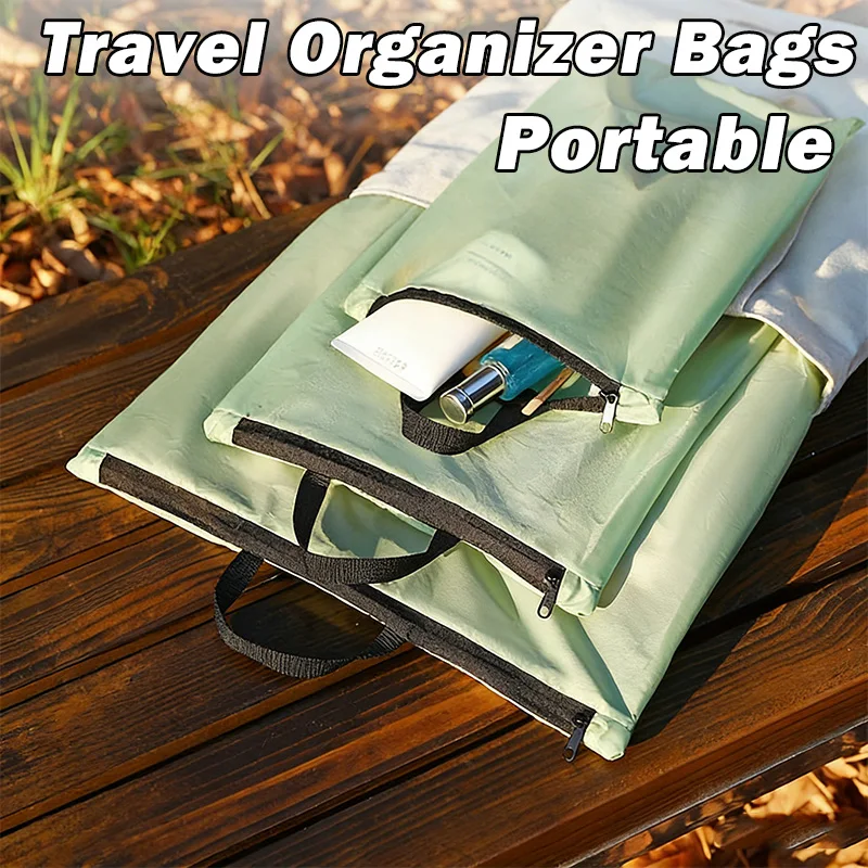 1 Stück Tragbare Reise-Wäscheaufbewahrungstasche Feuchtigkeitsbeständig Geruchlos Schmutzwäsche-Tasche Kleinkram-Organizer Strandtaschen mit Griff